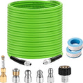 Selkie Pressure Washer Sewer Jetter Kit 100ft Hose - Heavy Duty Drain