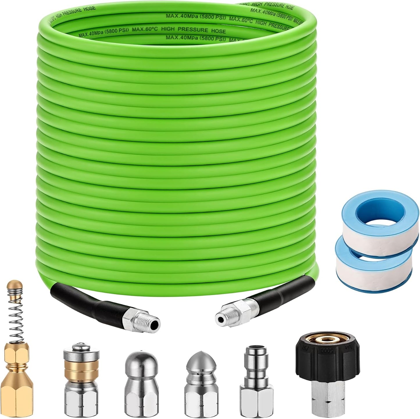 Selkie Pressure Washer Sewer Jetter Kit for Effective Drain Cleaning