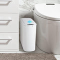 Touchless Bathroom Trash Can with Lid - Slim 2.6 Gallon