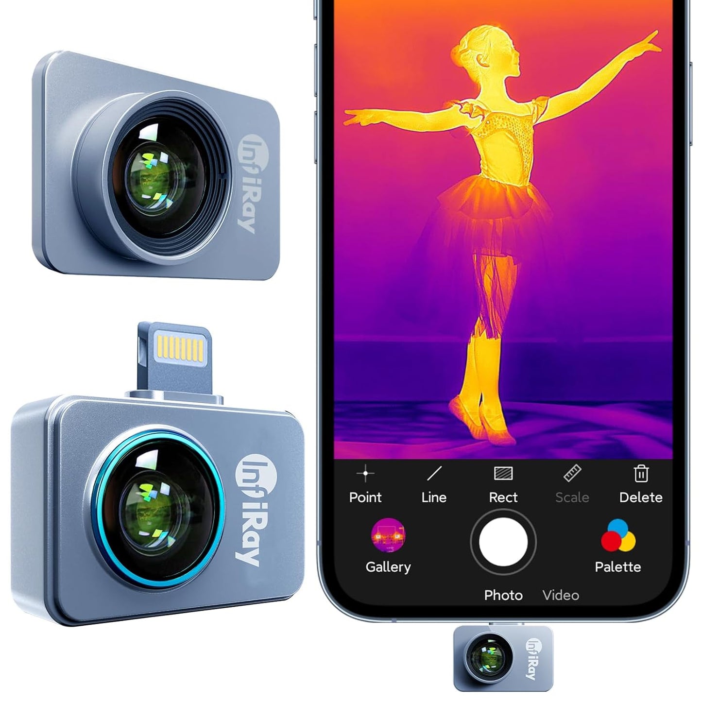 InfiRay P2 Pro Thermal Camera for iPhone - Compact & Powerful