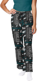 FOCO Women's NFL Ladies Team Logo Mini Print Lounge Pants - Soft Fit