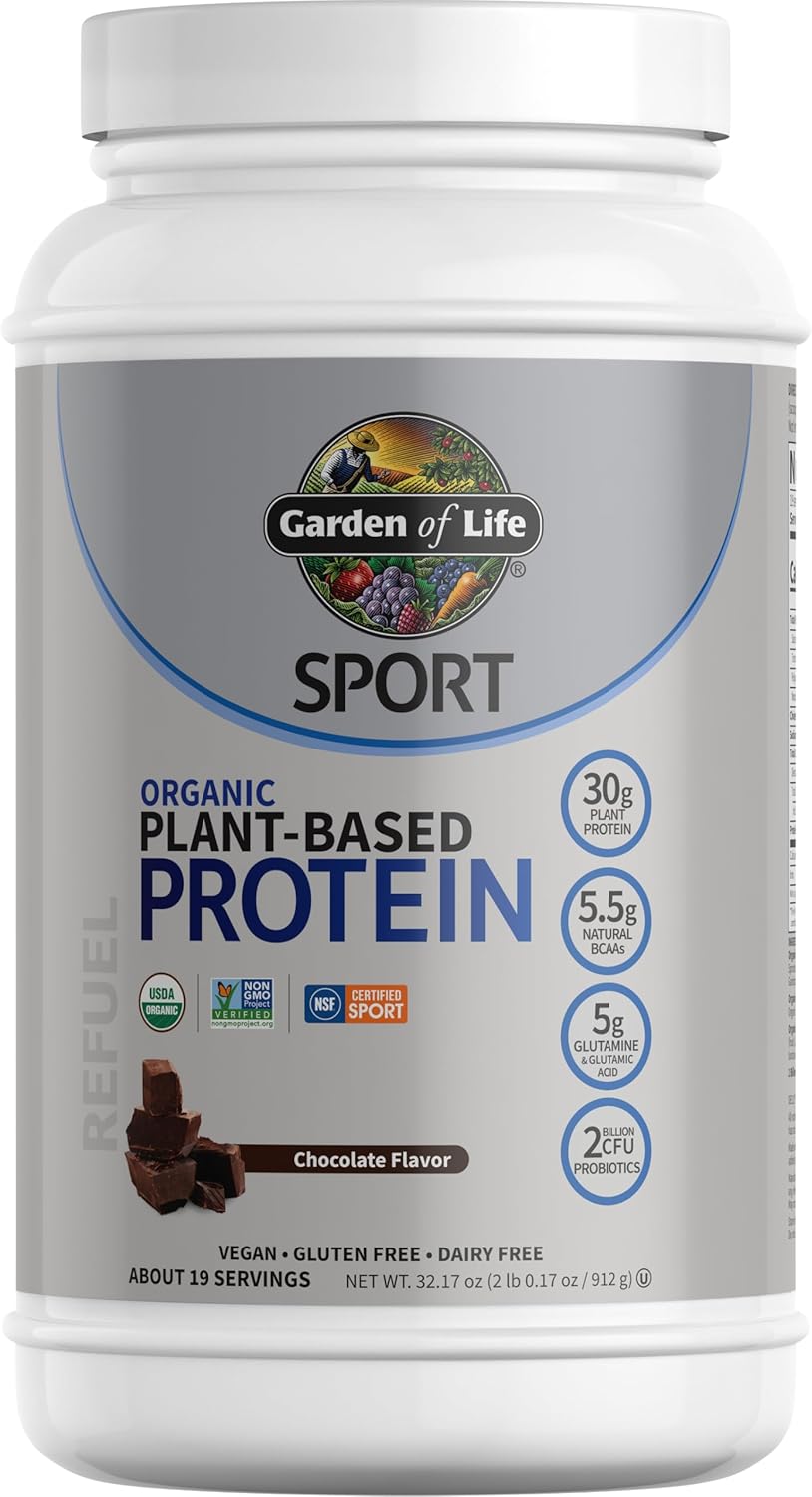 Garden of Life Organic Vegan Protein Powder for Muscle Recovery