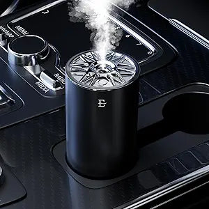 EDKCXB Smart Car Air Freshener with 7 Colors Breathing Light