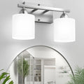 Bathroom Lighting Fixtures Over Mirror Brushed Nickel - Rustproof