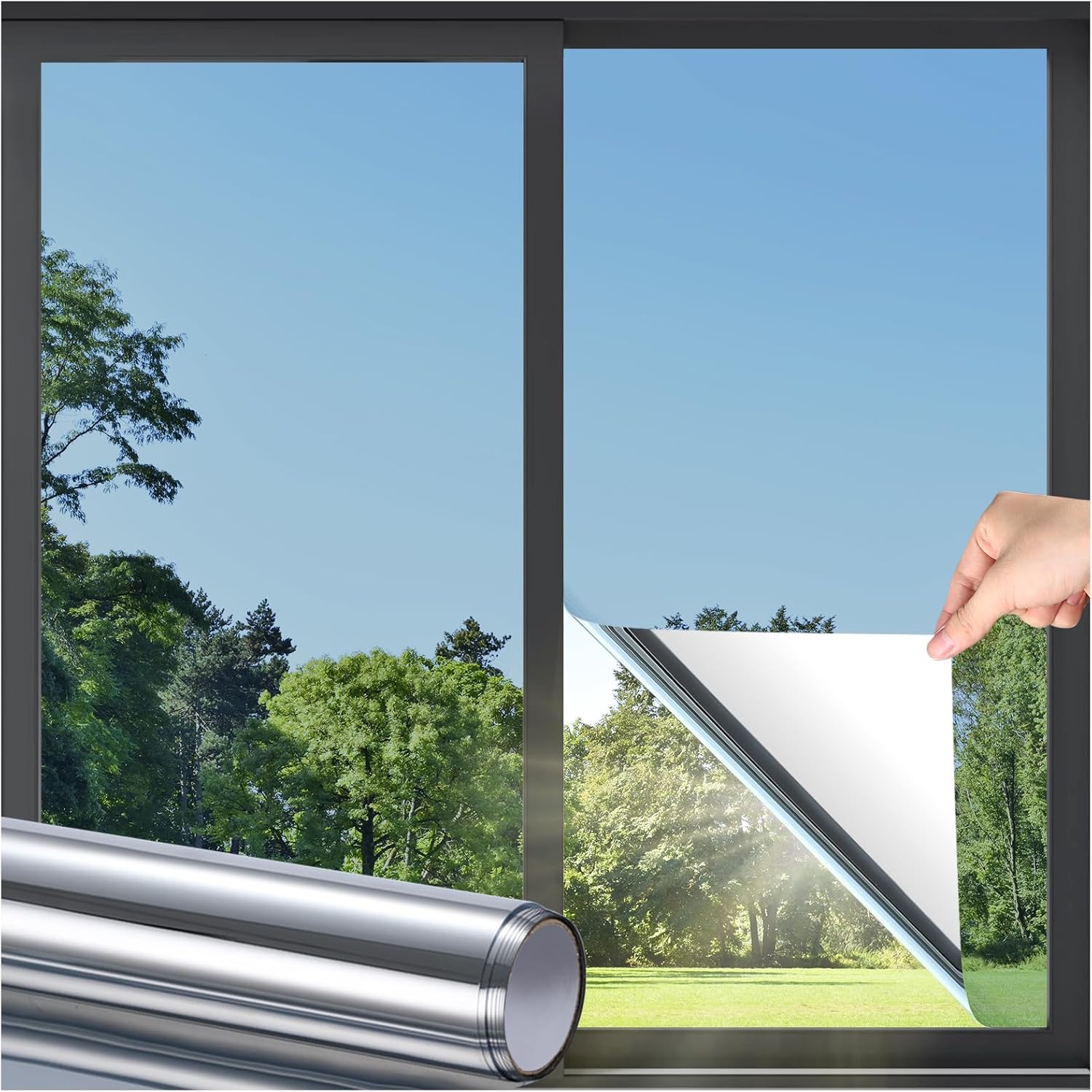 DOWELL One Way Window Tint for Home - UV Protection & Privacy