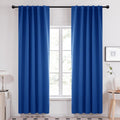 Blackout Curtains W42 x L84 2 Panels in Royal Blue - Thermal