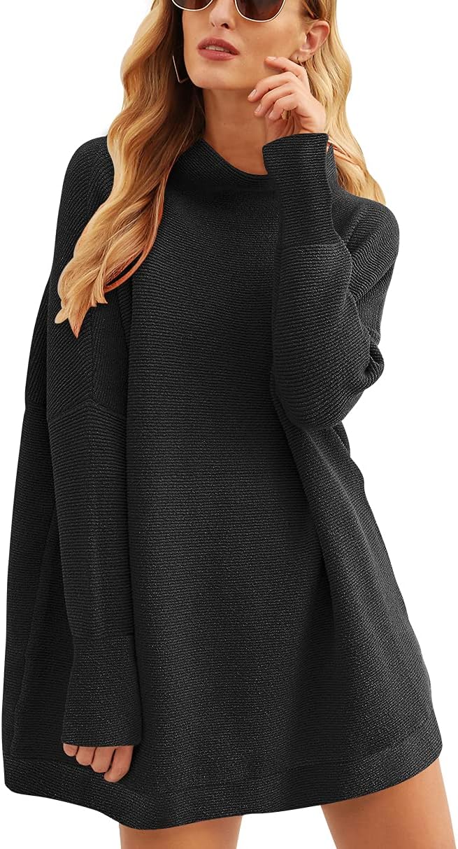 Oversized Casual Loose Turtleneck Sweater for Women 2025