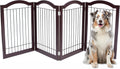 Internet's Best Wire Dog Gate with Arched Top - 4 Panel - 30in Tall