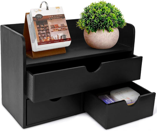 Vintage Desk Organizer - Stylish & Spacious Storage Solution