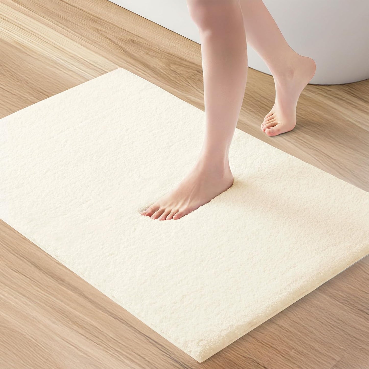 Madison Park Non Slip Plush Bath Rug for Luxurious Spa Decor