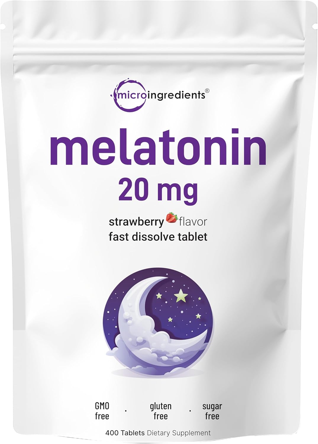 Fast Dissolve Melatonin Tablets - 400 Count