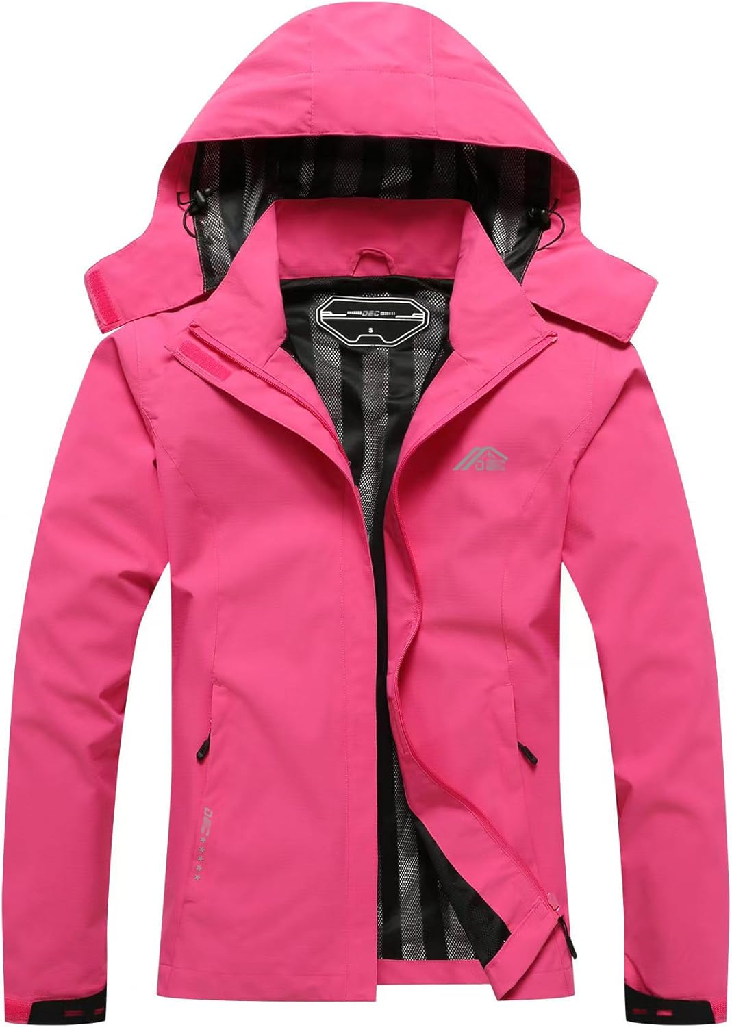 Women's Waterproof Raincoat Lightweight Jacket for Outdoor Use