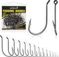 Dovesun Octopus Hooks 50-100PCS Red & Black - Strong Snell-Ready Hooks