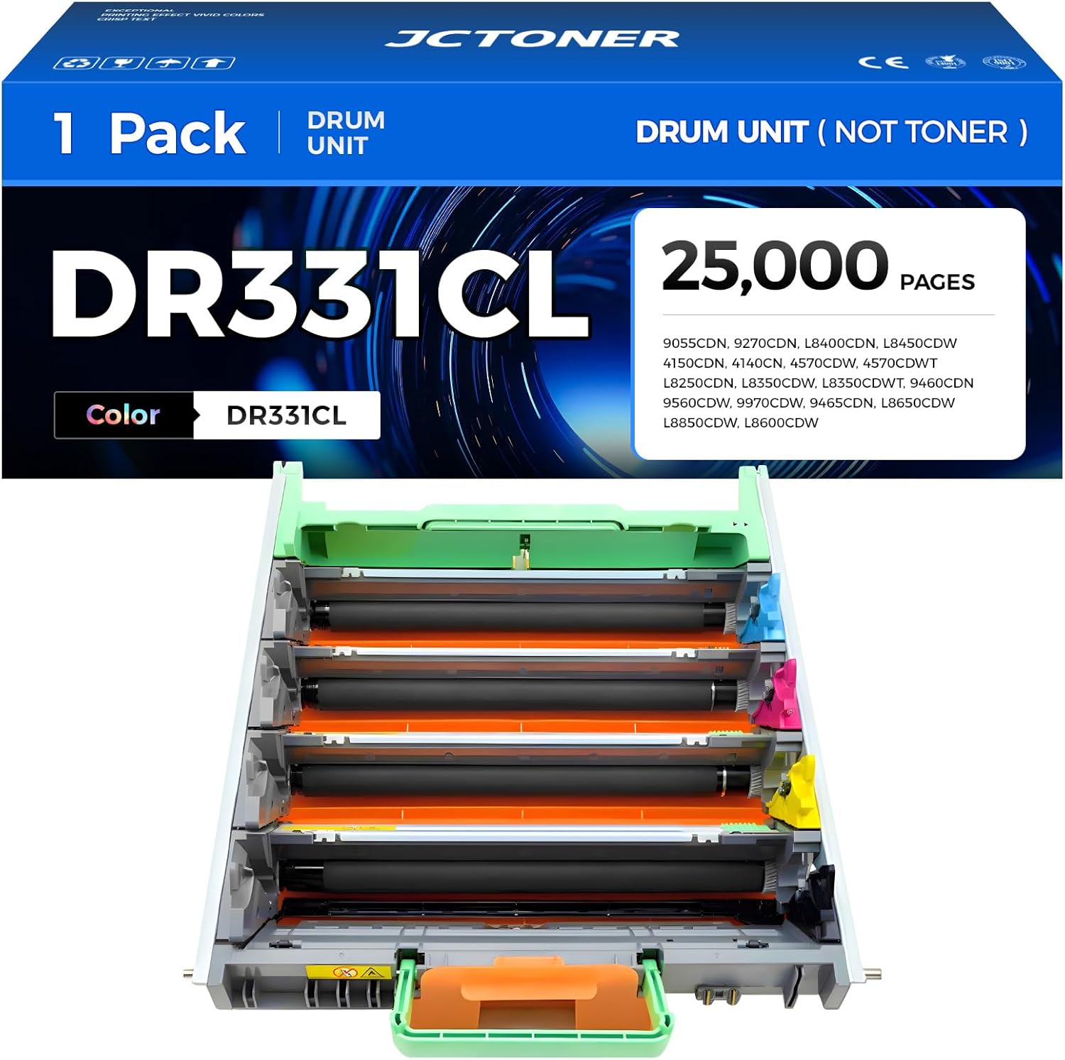 DR331CL Drum Unit Replacement for Brother Printers - High Yield