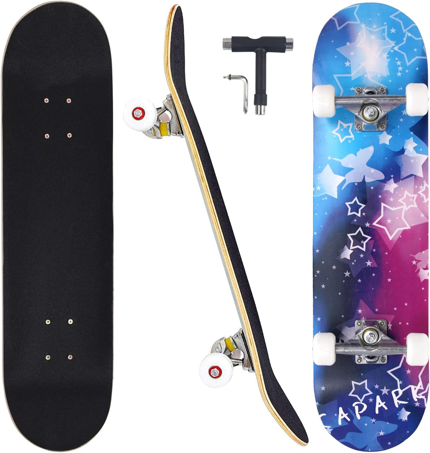 Skateboards for Beginners and Youths - 31 Inch Pro Complete