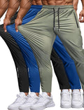 Men's Lightweight Quick Dry Active Sweatpants with Zipper Pockets