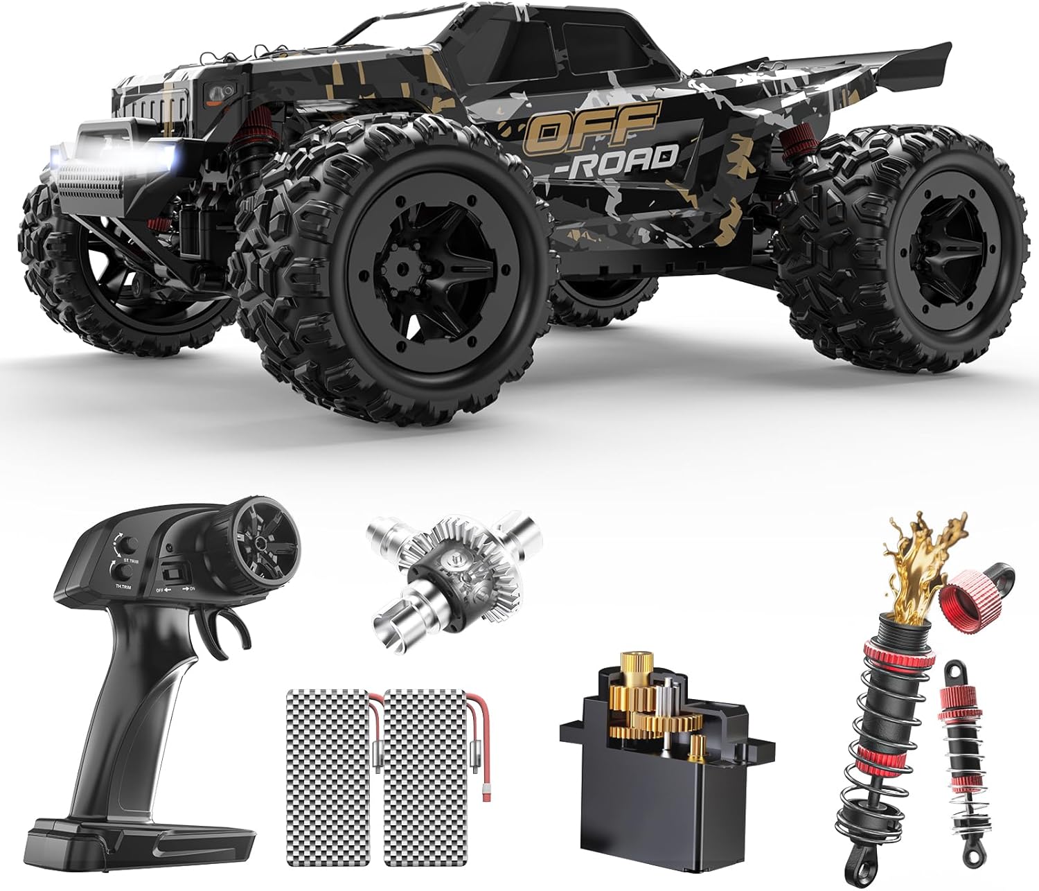 DEERC 9309E All Terrain Fast RC Cars for Adults and Kids