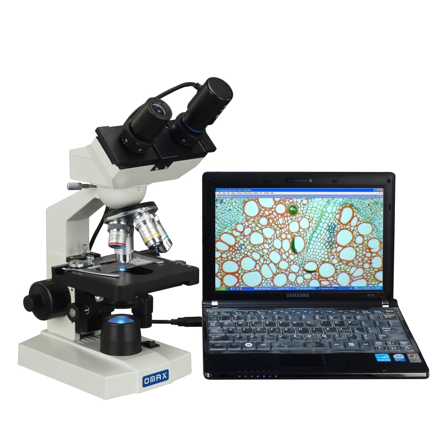 OMAX 40X-1000X Digital Lab Microscope with USB Camera