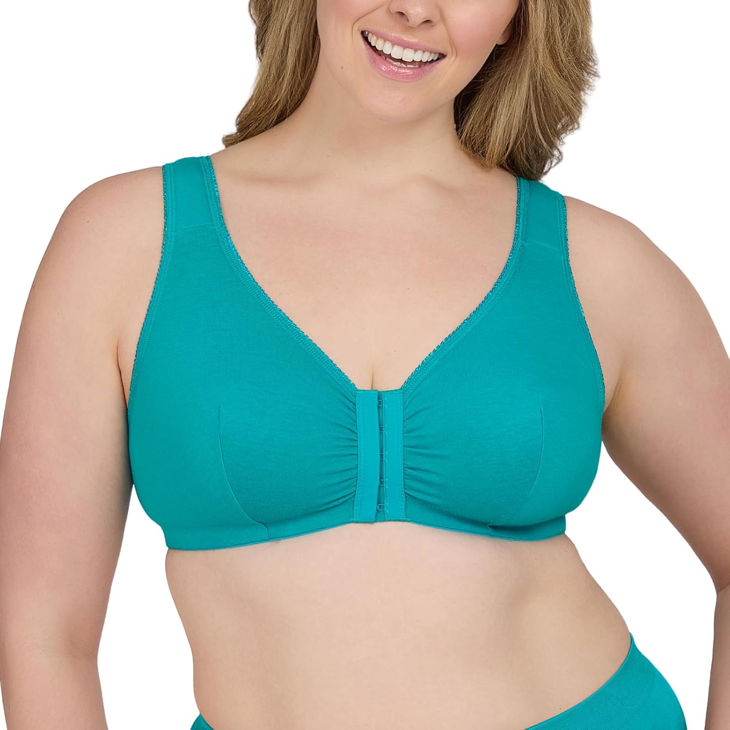 Meryl Cotton Front-Closure Comfort Bra for Women - Leading Lady