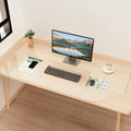 Clear Desk Mat Large 55x28 in - Non-Slip PVC Protector and Mouse Pad