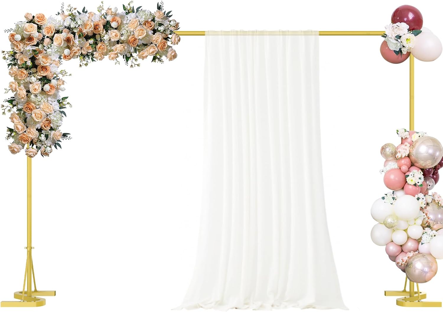 Backdrop Stand for Photo Video Studio, Heavy Duty Metal Arch