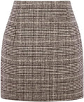 Plaid Mini Skirt for Women High Waist A Line Bodycon (Style PH1K)