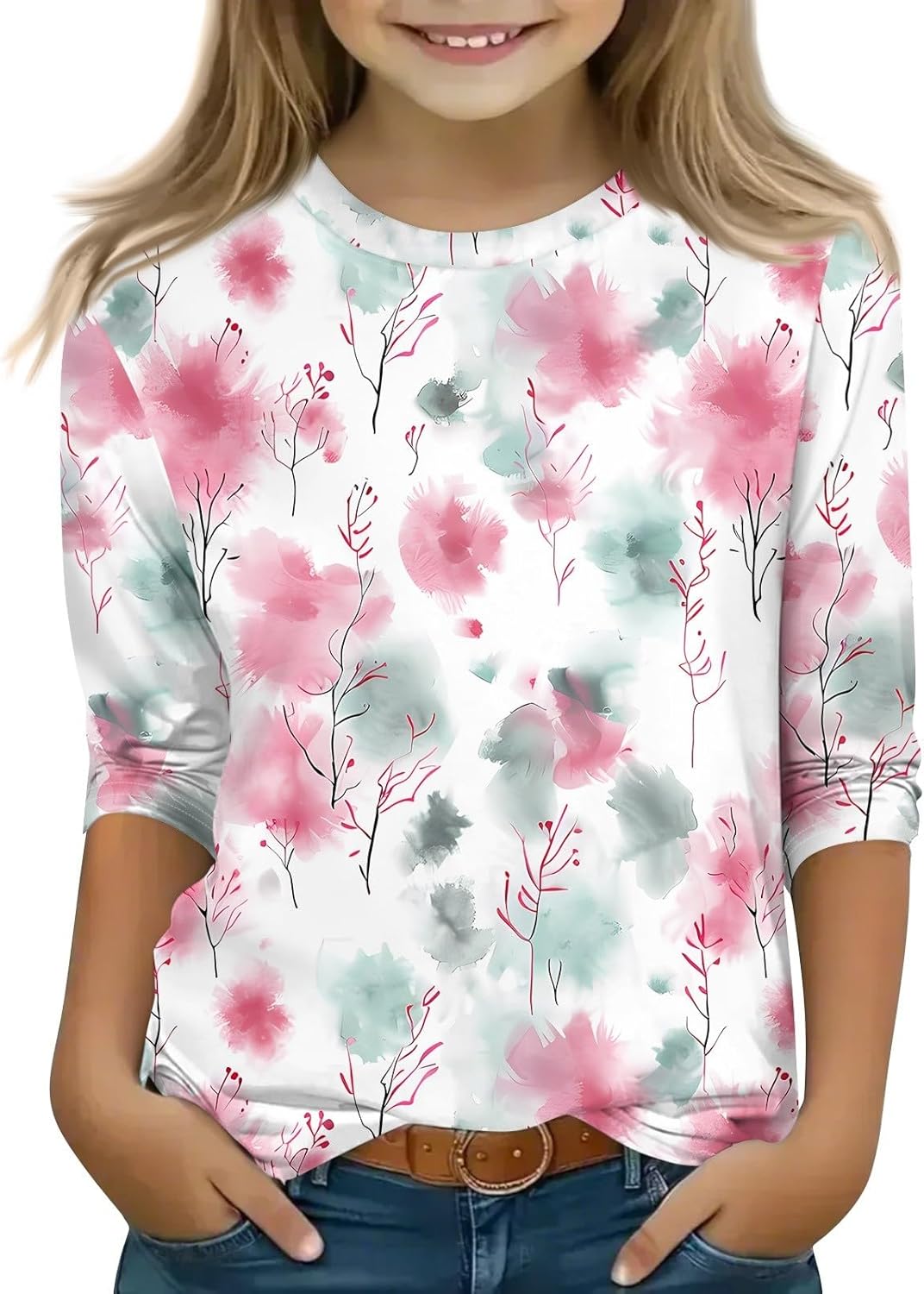Cozy Teen Girl Crewneck Sweatshirt by FlekmanArt