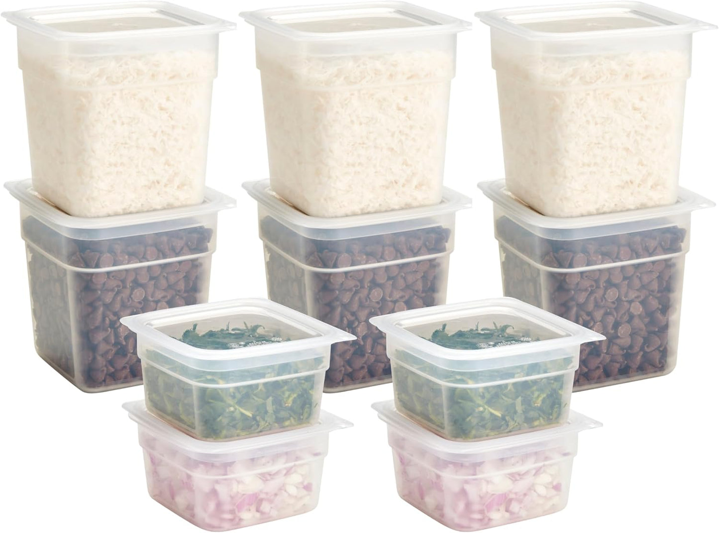 Cambro Food Storage Containers Set - 20 Piece BPA-Free Set