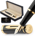 Wordsworth & Black Fountain Pen Set - 18K Gilded Extra Fine Nib