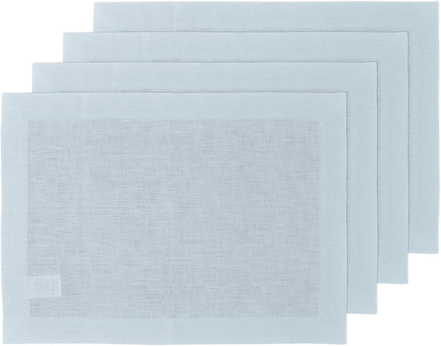 Pure Linen Placemats Set of 4 - Ice Water Table Decor