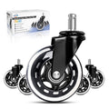 Universal Fit 3 Heavy Duty Office Chair Casters - Floor Safe!
