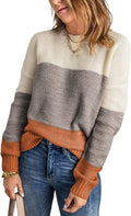 Stylish Color Block Sweater for Women by Dokotoo for Cozy Wear