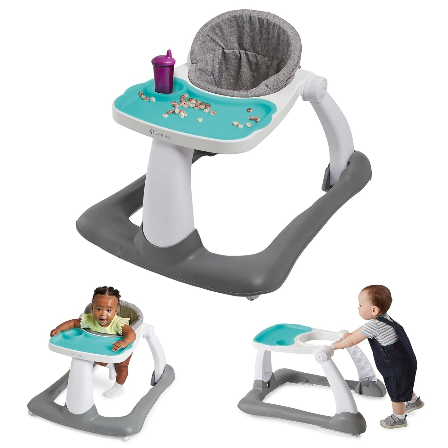 Contours Graze 2-in-1 Foldable Infant Push Walker for Growth