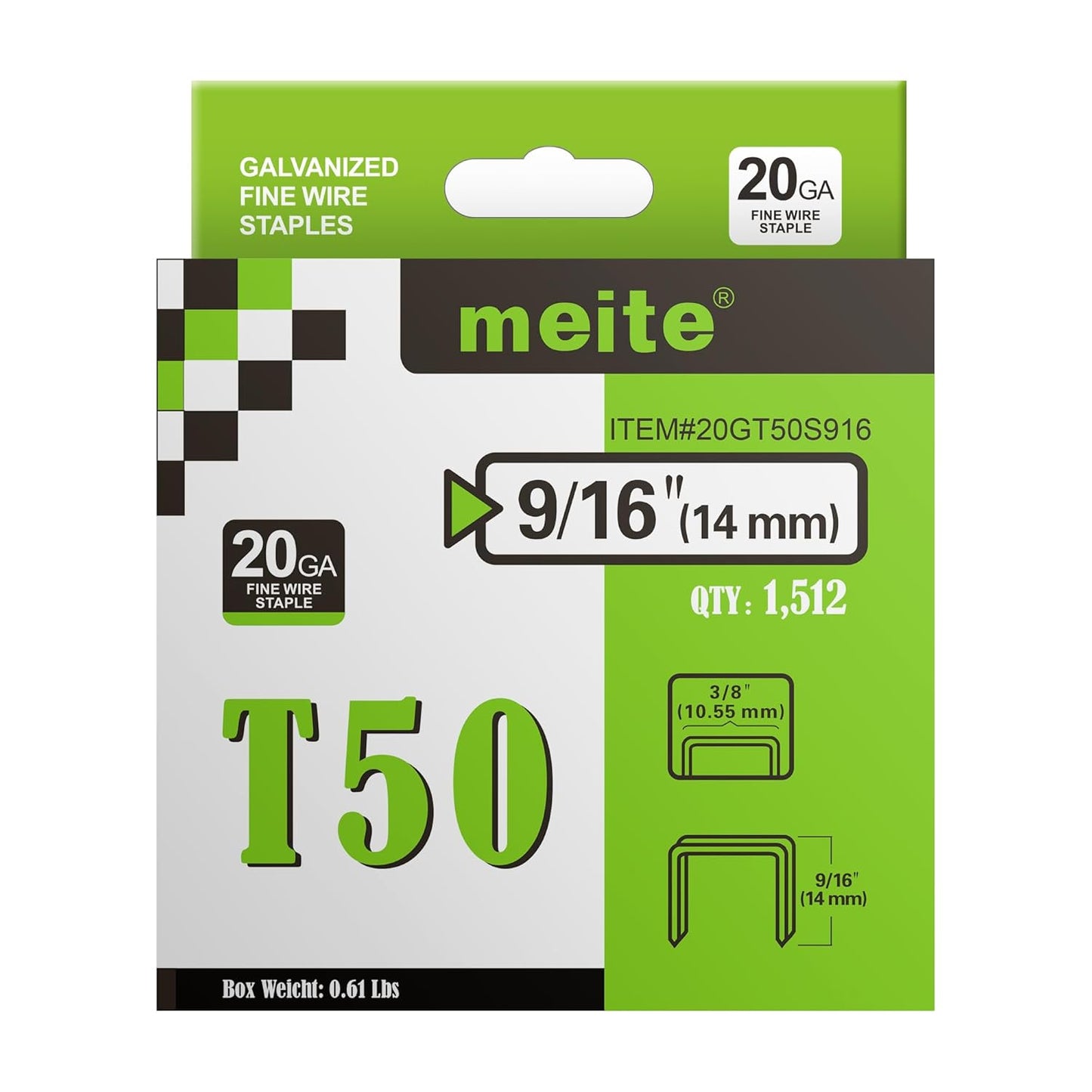 Heavy Duty T50 Staple Gun Staples for Upholstery and Construction