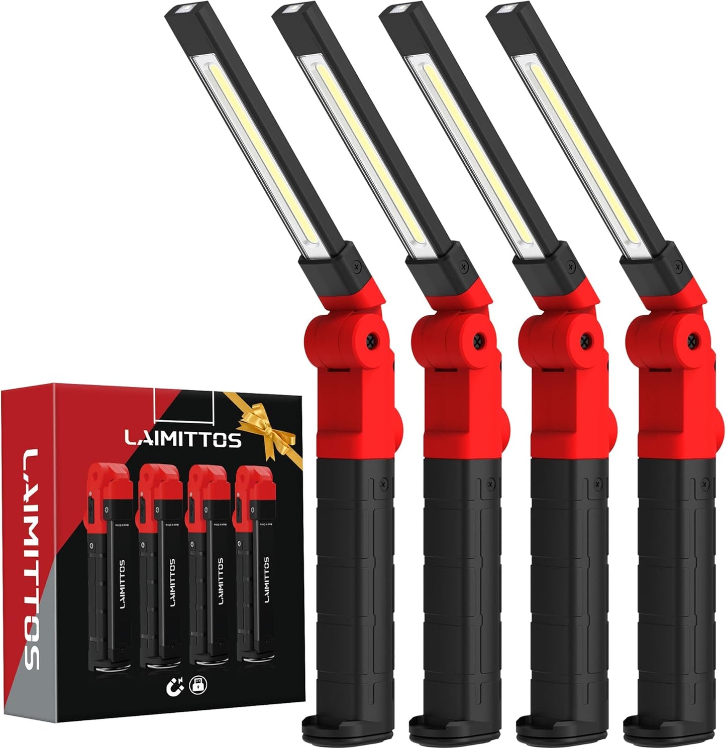 Rechargeable Work Light 2200mAh Magnetic LED Flashlight Tool