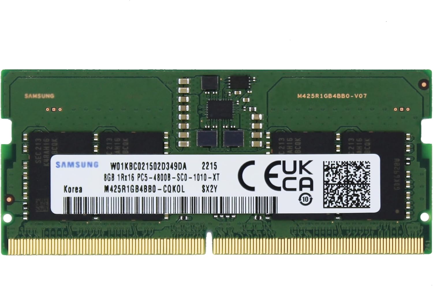 Sam Original 8GB DDR5 4800MHz SODIMM Memory Module Upgrade