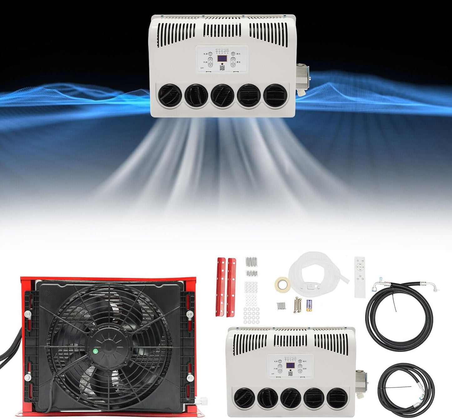 Portable 12V Truck Cab AC Unit - Stay Cool on the Go!