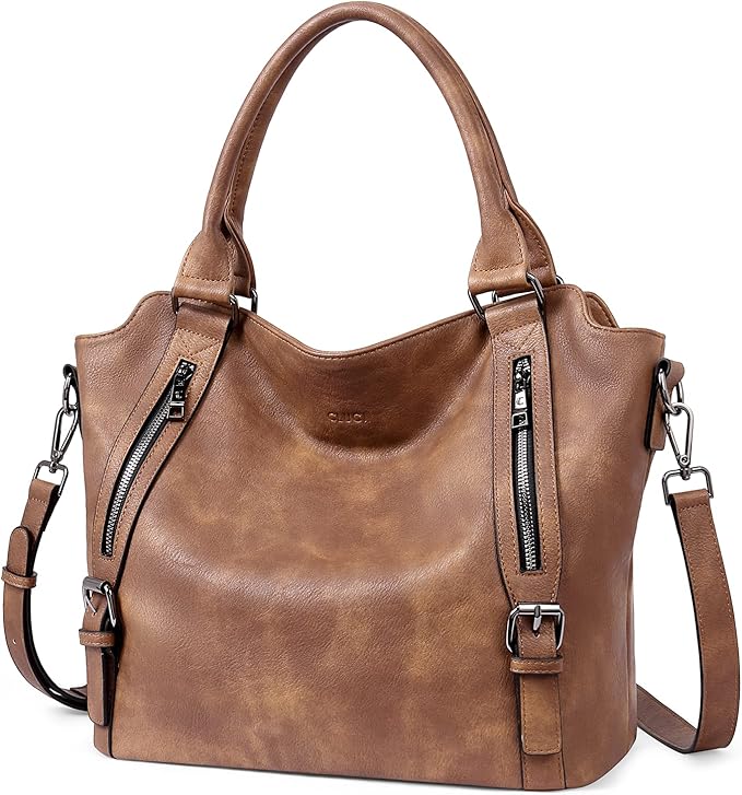 CLUCI Purses for Women Vegan Leather Handbags Tote Purse Style