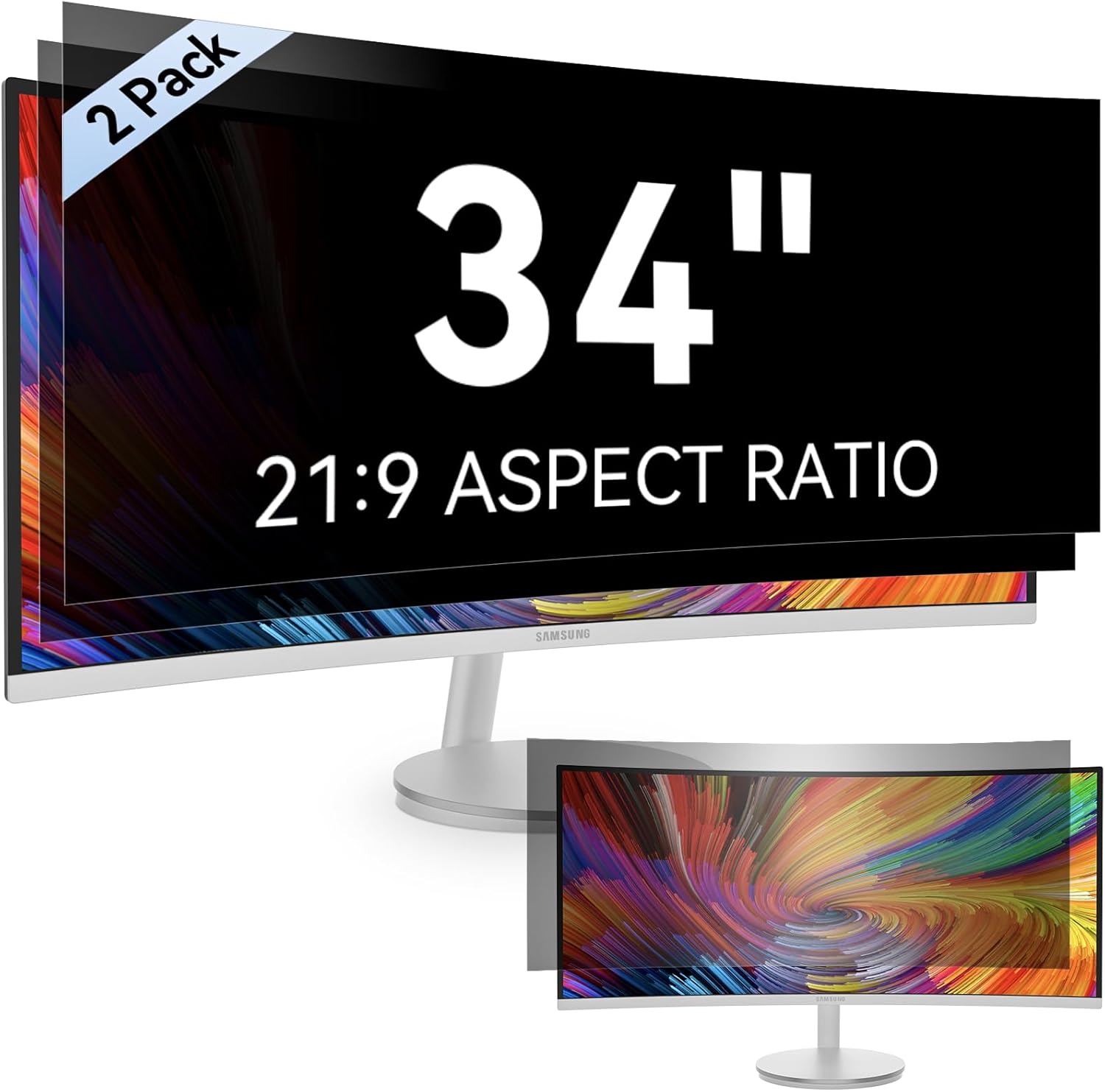 34 Inch Computer Privacy Screen Filter for Widescreen Monitors