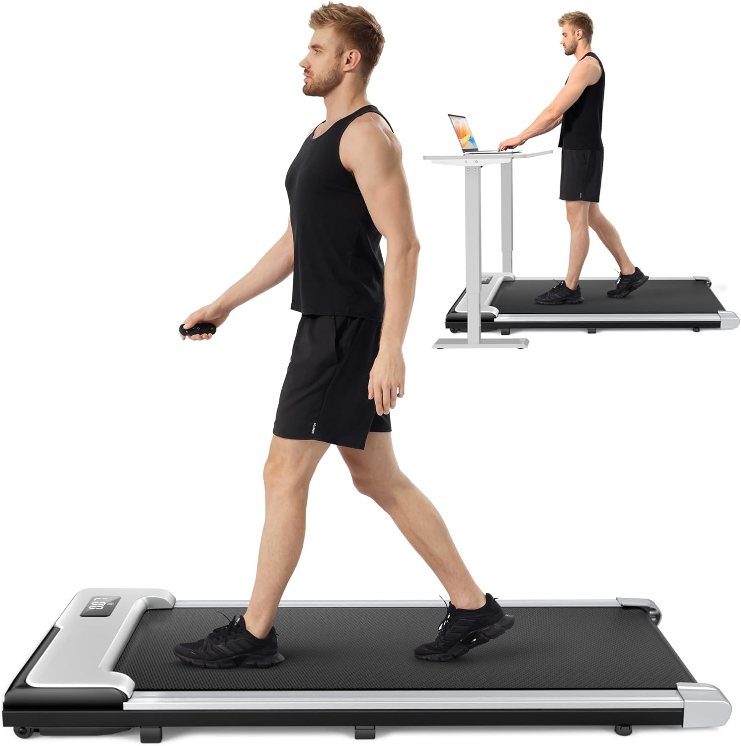 Under Desk Treadmill with Incline for Home Office Fitness