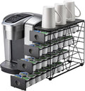 FlagShip K Cup Holder for Keurig Pods - 4 Tier Organizer