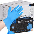 TitanFlex Heavy-Duty Blue Nitrile Gloves, 6-mil - Mechanic Disposable