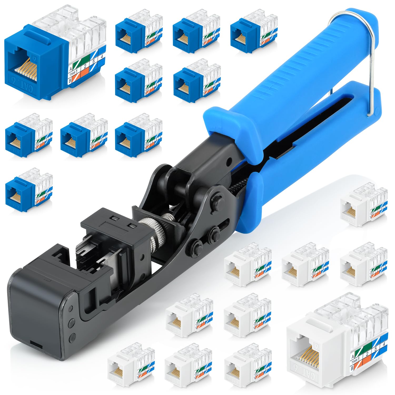 Everest easyJACK 90 Angled Speed Termination Keystone Tool Set
