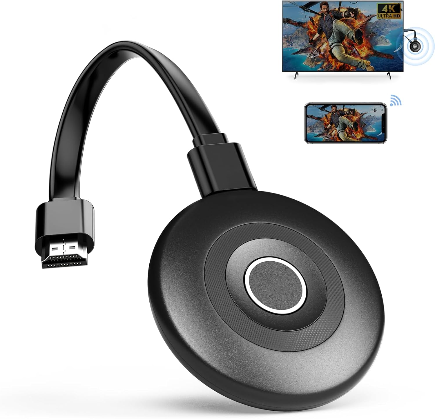 Wireless HDMI Display Dongle Adapter for Seamless Screen Sharing