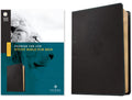 NLT Courage For Life Study Bible for Men - Filament Enabled Onyx Lion