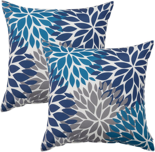 Outdoor Pillows Pack of 2 Waterproof Decorative Throw Pillows
