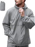 ZITY Men's Rain Jacket Waterproof Lightweight for Hiking and Golf