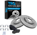 TRQ Front Brake Pad & Rotor Kit - Direct Fit Replacement