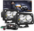 3 in Motorcycle LED Pods 1300LM Spot Driving Light - Compact Long