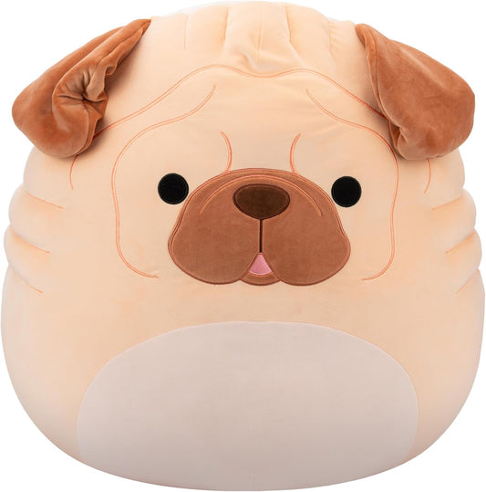 Squishmallows Original 24in Morton The Brown Shar Pei Dog Plush
